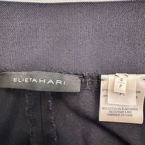 Elie Tahari Women's Tailored Black Stretch Pull On Pants Small - Picture 3 of 5